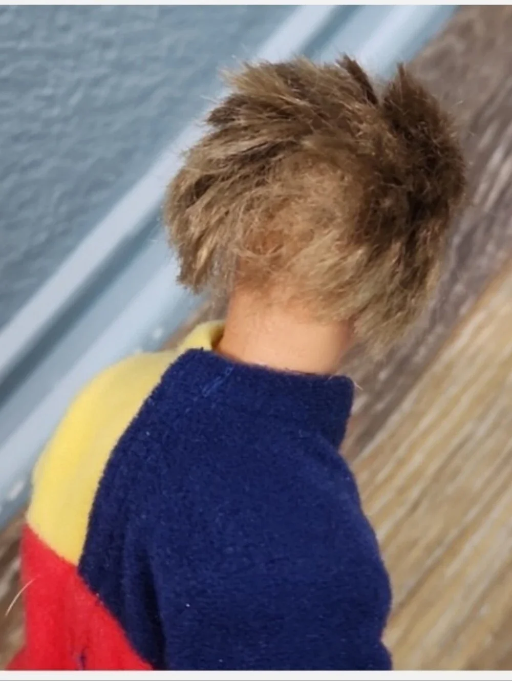 Vintage Ken Barbie Doll Sweatshirt Pants & Blue Ombre & Camo Pants Outfit